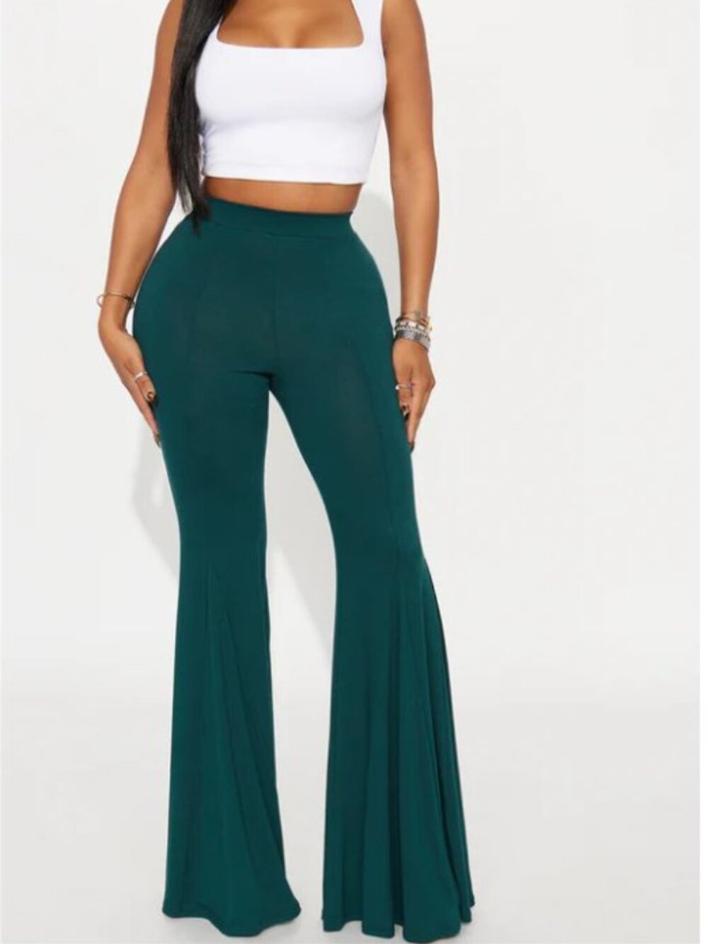 Tall Green Flare Palnts